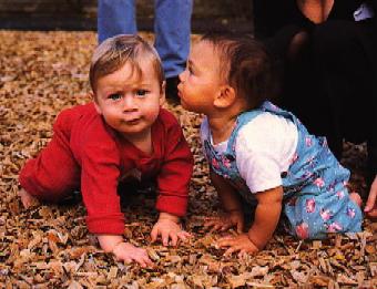 How cute! It's almost like they understand!